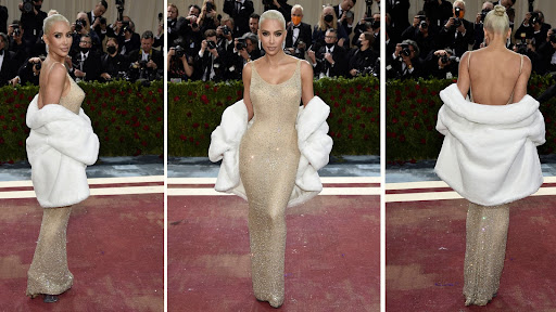 In my eyes, Kim Kardashian wearing Marilyn Monroe’s dress totally tarnishes the iconic American pop culture object. Now when I see the dress, I will think of it as: “Marilyn Monroe’s iconic dress that was ruined.”