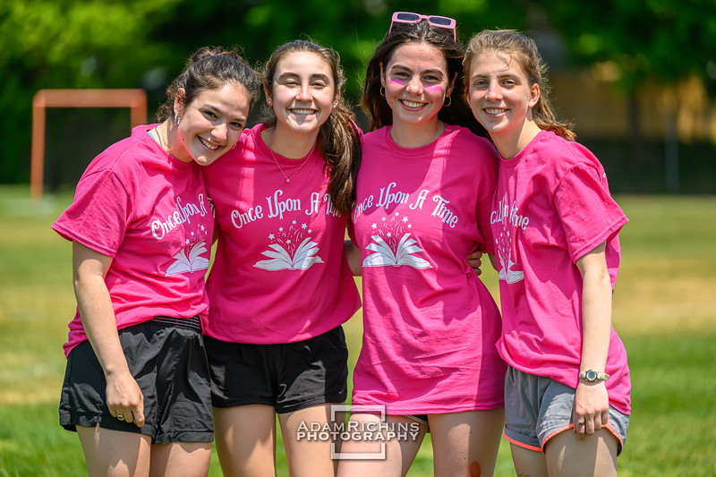 From left to right, Lucy Bachiochi 23, Kasey Corra 22, Catherine Olohan 22, and Theresa Marcucci 23