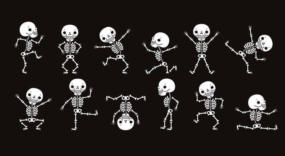 A skeleton gathering