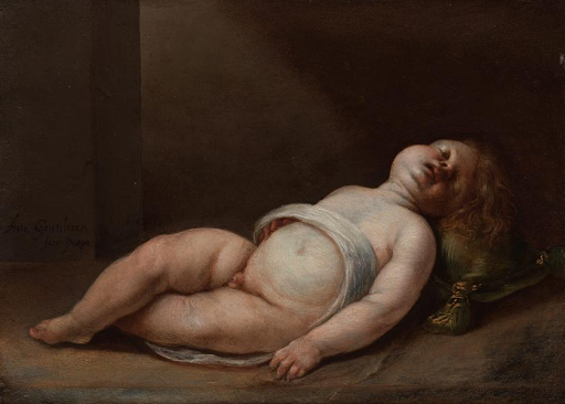 Artemisia Gentileschi, The Sleeping Christ Child, 1630–32