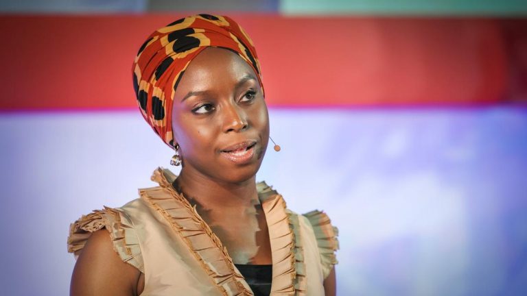 Chimamanda Ngozi Adichie, a Nigerian author and public speaker.