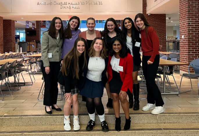 The Montrose Model UN team at the BC High conference this March.
