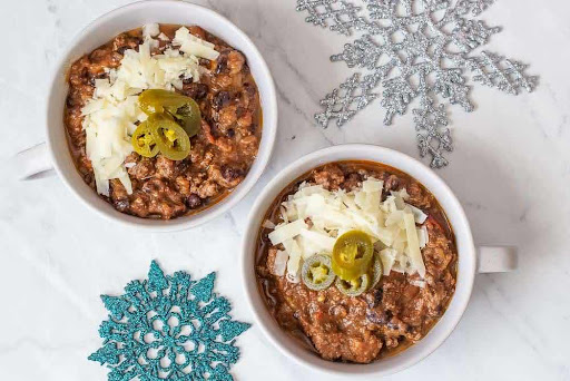 Christmas chili brings festivity and cheer to the table!