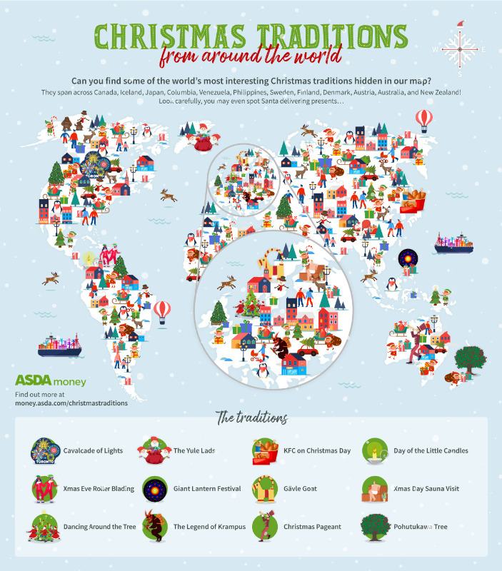 Christmas traditions around the world!