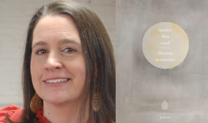 Theresa Monteiro and her published book, Under This Roof.