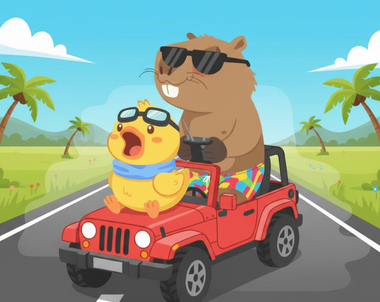 Calvin the Capybara: Epic Beach Adventure