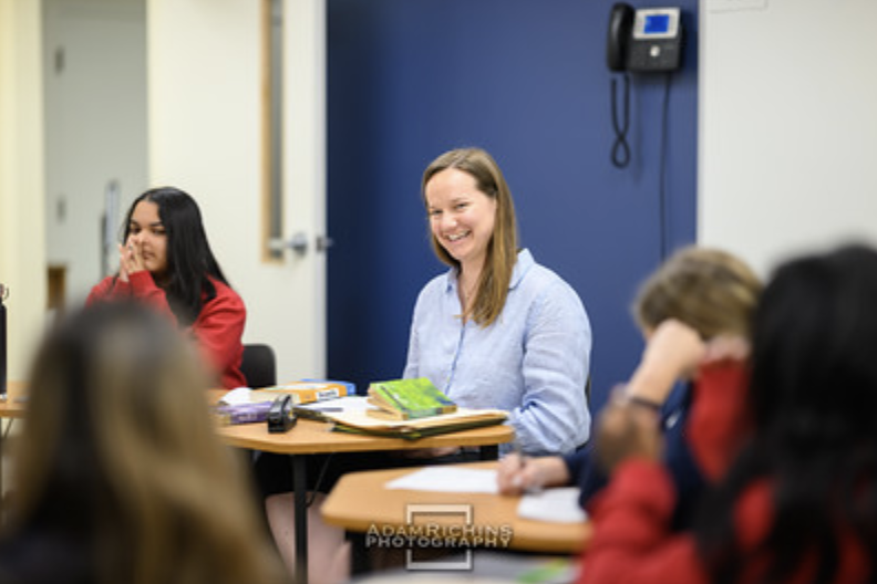 Montrose English teacher, Ms. Spiering, works to show her students the value of and lessons from literature.