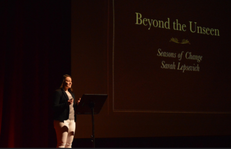 Sarah Lepsevich 17 shares her talk: Behind the Unseen: Seasons of Change.