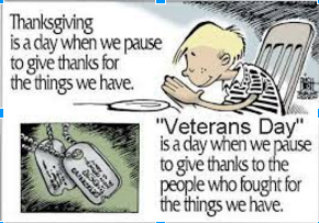 Giving Thanks to Veterans