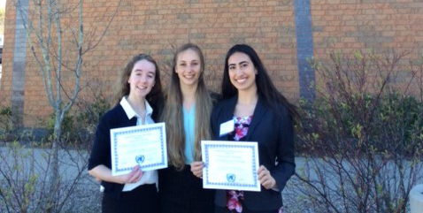 Two Montrosians win Awards of Distinction at Sandwich Model UN Conference