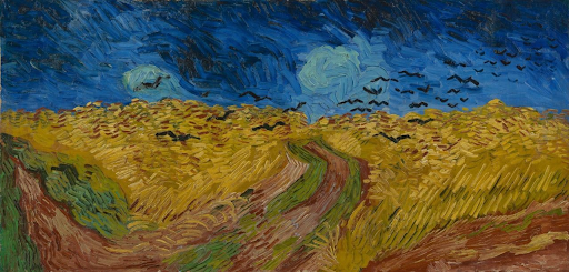 Wheatfield with Crows is currently on display at the Van Gogh Museum in Amsterdam.