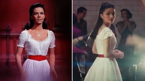 Maria (Natalie Wood) from the 1961 version (left), Maria (Rachel Zegler) from the 2021 version (right)